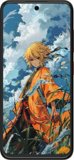 Силиконовый чехол Zenitsu Agatsuma для ZTE Nubia V70 Design - 6117u-4084 изображение 