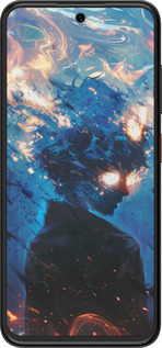 Силиконовый чехол Сатору Годжо для ZTE Nubia V70 Design - 6129u-4084 изображение 