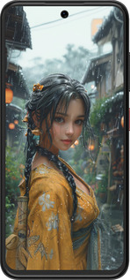 Силіконовий чехол Anime-girl для ZTE Nubia V70 Design - 6133u-4084 изображение 