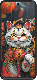 Силиконовый чехол China Cat v2 для ZTE Nubia V70 Design - 6135u-4084 изображение 
