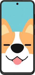 Силиконовый чехол Корги для ZTE Nubia V70 Design - 6280u-4084 изображение 