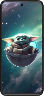 Силиконовый чехол Малышь йода для ZTE Nubia V70 Design - 6294u-4084 изображение 