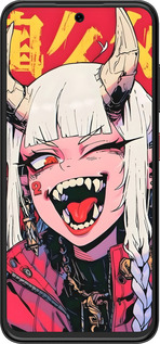 Силиконовый чехол Аниме демон для ZTE Nubia V70 Design - 6308u-4084 изображение 