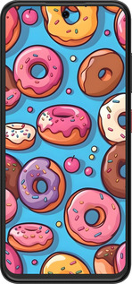 Силиконовый чехол Пончики для ZTE Nubia V70 Design - 6318u-4084 изображение 