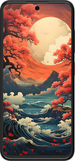 Силиконовый чехол Природа японии для ZTE Nubia V70 Design - 6327u-4084 изображение 