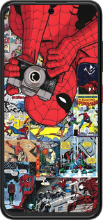 Силиконовый чехол Человек паук 2 для ZTE Nubia V70 Design - 6333u-4084 изображение 