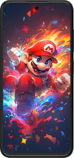 Силіконовий чехол Супер Маріо для ZTE Nubia V70 Design - 6342u-4084 изображение 