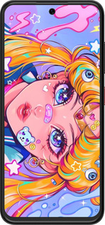 Силиконовый чехол Сейлор Мун 4 для ZTE Nubia V70 Design - 6353u-4084 изображение 