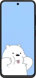 Силиконовый чехол Милый мишка для ZTE Nubia V70 Design - 6357u-4084 изображение 