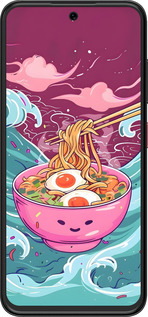 Силиконовый чехол Рамен для ZTE Nubia V70 Design - 6360u-4084 изображение 