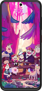 Силиконовый чехол Гравити Фолз для ZTE Nubia V70 Design - 6365u-4084 изображение 