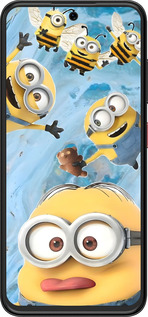 Силиконовый чехол Миньоны для ZTE Nubia V70 Design - 6386u-4084 изображение 