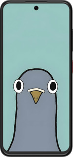 Силиконовый чехол Голубь для ZTE Nubia V70 Design - 6388u-4084 изображение 