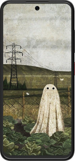 Силиконовый чехол Иллюстрация призрак в капусте для ZTE Nubia V70 Design - 6440u-4084 изображение 