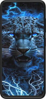 Силиконовый чехол Ледяной леопард для ZTE Nubia V70 Design - 6460u-4084 изображение 