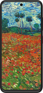 Силиконовый чехол Винсент Ван Гог-Маковое поле для ZTE Nubia V70 Design - 6466u-4084 изображение 