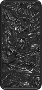 Силиконовый чехол Воронья ярость для ZTE Nubia V70 Design - 6474u-4084 изображение 