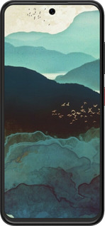 Силиконовый чехол С изображением гор Индиго для ZTE Nubia V70 Design - 6484u-4084 изображение 