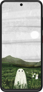 Силиконовый чехол Привидение для ZTE Nubia V70 Design - 6492u-4084 изображение 