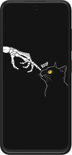 Силиконовый чехол Кошка для ZTE Nubia V70 Design - 6505u-4084 изображение 