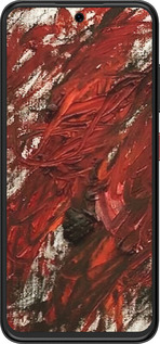 Силиконовый чехол Абстрактная композиция в красных тонах для ZTE Nubia V70 Design - 6541u-4084 изображение 