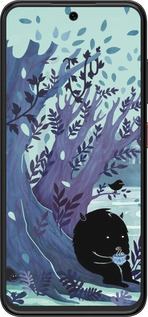 Силиконовый чехол Арт принт Тихое место чая для ZTE Nubia V70 Design - 6544u-4084 изображение 