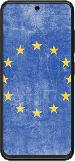 Силиконовый чехол Евросоюз 4 для ZTE Nubia V70 Design - 765u-4084 изображение 