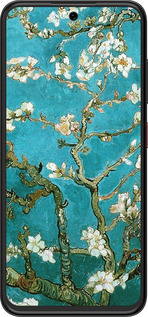 Силиконовый чехол Винсент Ван Гог. Сакура для ZTE Nubia V70 Design - 841u-4084 изображение 