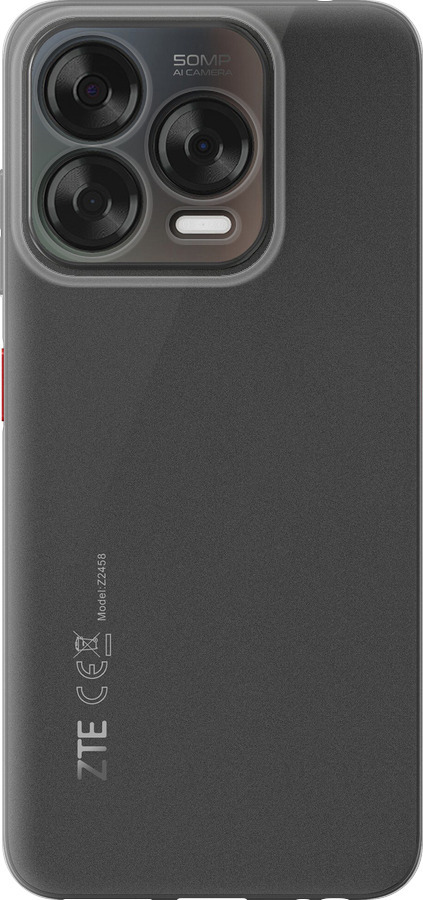 Силиконовый чехол Прозрачный для ZTE Nubia V70 Design - 5636u-4084 изображение 