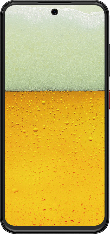 Силиконовый чехол Пиво для ZTE Nubia V70 Design - 1145u-4084 изображение 