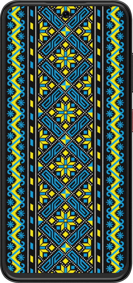 Силиконовый чехол Вышиванка 39 для ZTE Nubia V70 Design - 1173u-4084 изображение 