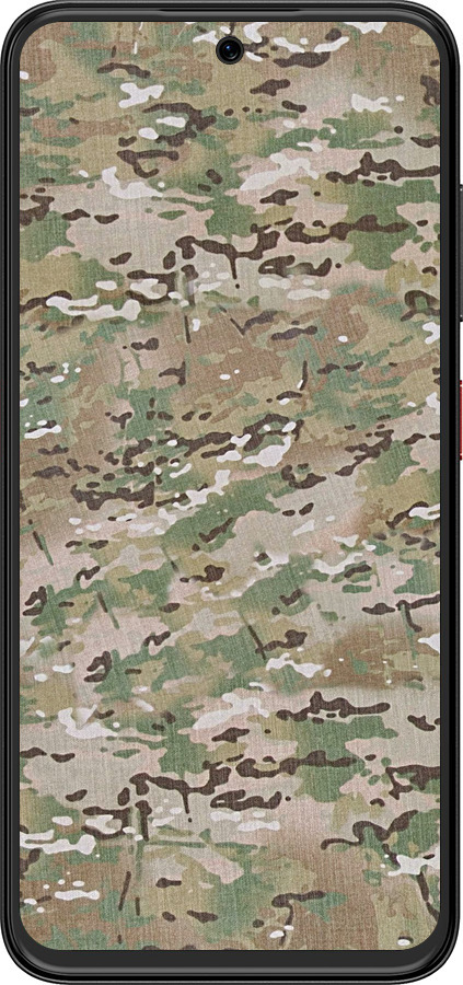 Силиконовый чехол Камуфляж v5 для ZTE Nubia V70 Design - 1201u-4084 изображение 