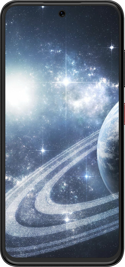 Силіконовий чехол Кільця Сатурна для ZTE Nubia V70 Design - 173u-4084 изображение 