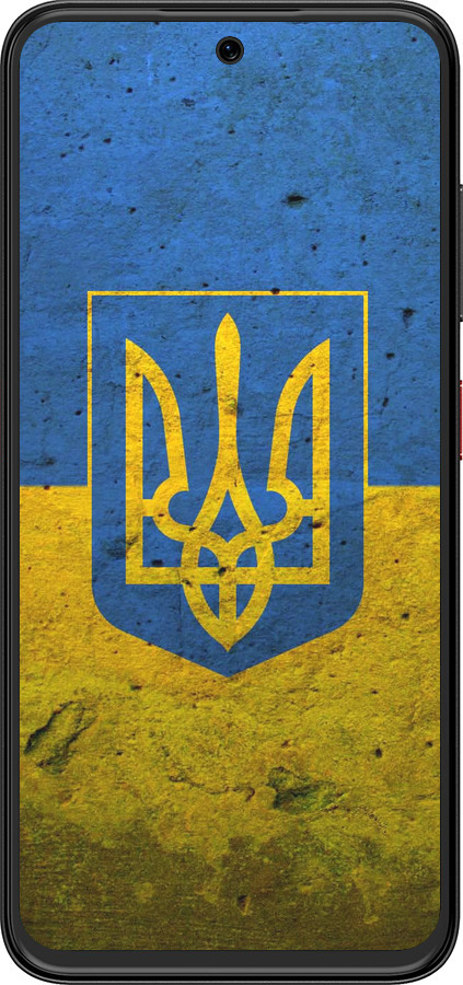 Силіконовий чехол Прапор і герб України 2 для ZTE Nubia V70 Design - 378u-4084 изображение 