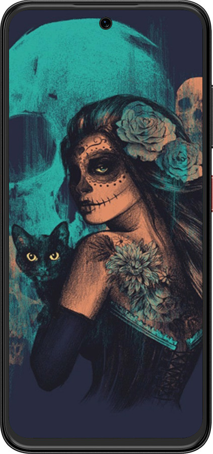 Силіконовий чехол Fantasy girl для ZTE Nubia V70 Design - 4133u-4084 изображение 