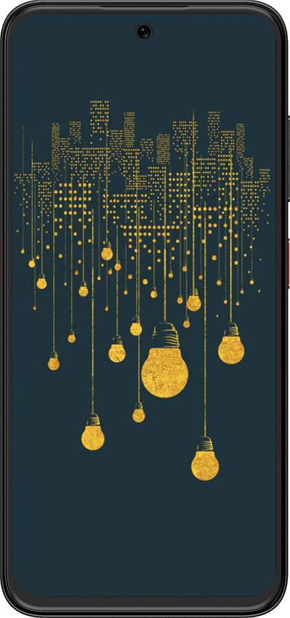 Силиконовый чехол Иллюстрация ночного города для ZTE Nubia V70 Design - 4162u-4084 изображение 