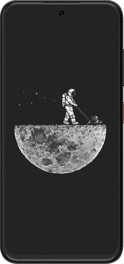 Силіконовий чехол Moon in dark для ZTE Nubia V70 Design - 4176u-4084 изображение 