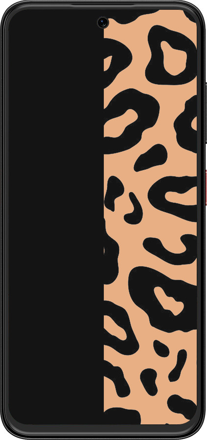 Силиконовый чехол Пятна леопарда для ZTE Nubia V70 Design - 4269u-4084 изображение 