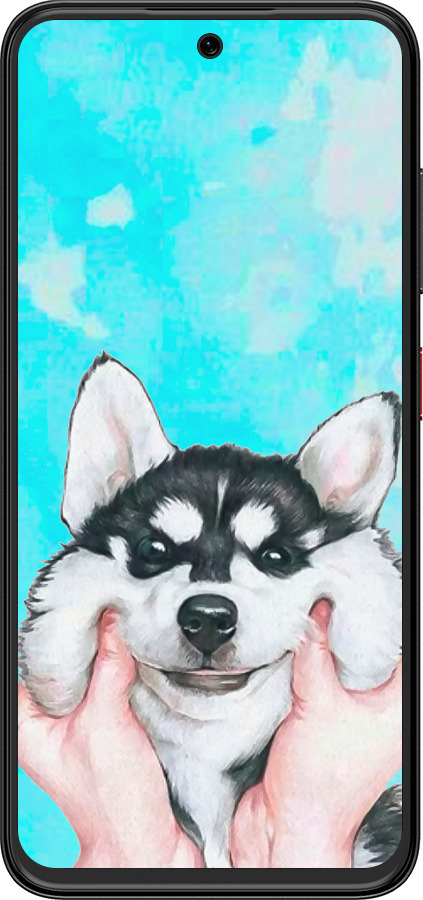 Силиконовый чехол Улыбнись для ZTE Nubia V70 Design - 4276u-4084 изображение 