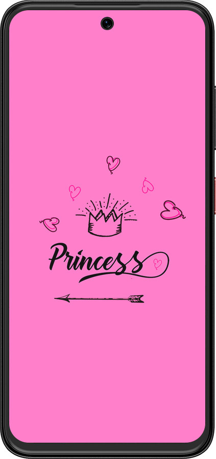 Силіконовий чехол Princess для ZTE Nubia V70 Design - 4361u-4084 изображение 