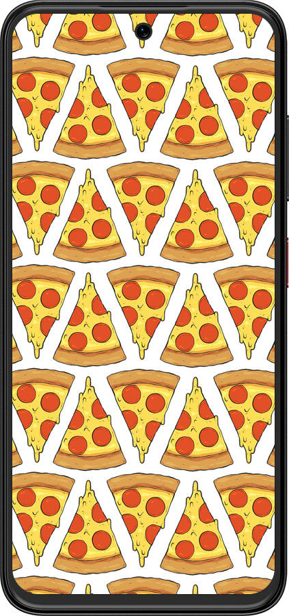 Силиконовый чехол Пицца для ZTE Nubia V70 Design - 4408u-4084 изображение 