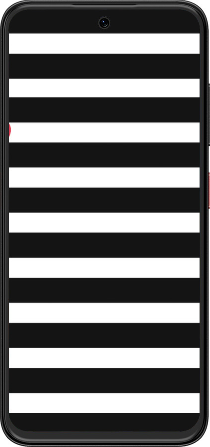 Силиконовый чехол Черно-белые полосы для ZTE Nubia V70 Design - 4461u-4084 изображение 