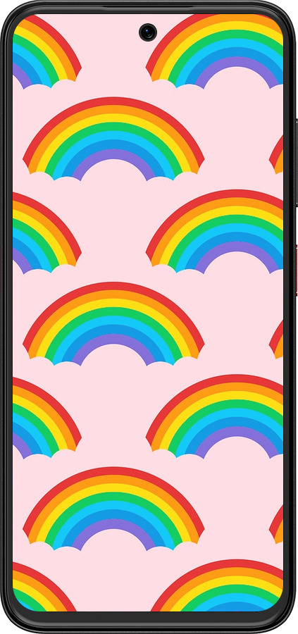 Силиконовый чехол Rainbows для ZTE Nubia V70 Design - 4478u-4084 изображение 