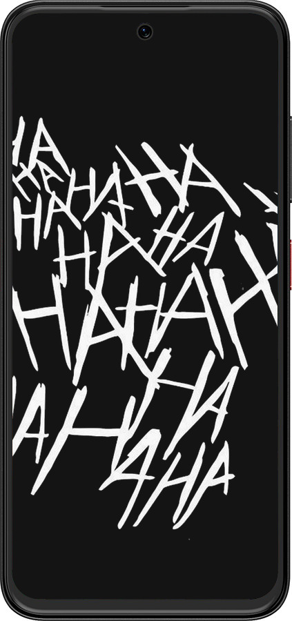 Силиконовый чехол joker hahaha для ZTE Nubia V70 Design - 4509u-4084 изображение 