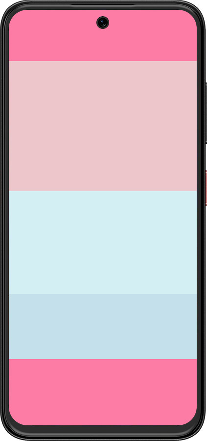 Силиконовый чехол Полосы1 для ZTE Nubia V70 Design - 4589u-4084 изображение 