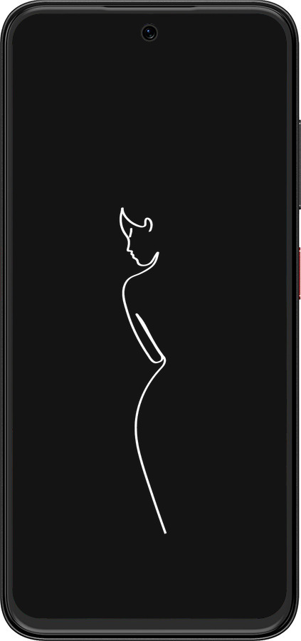 Силиконовый чехол Силуэт1 для ZTE Nubia V70 Design - 4590u-4084 изображение 