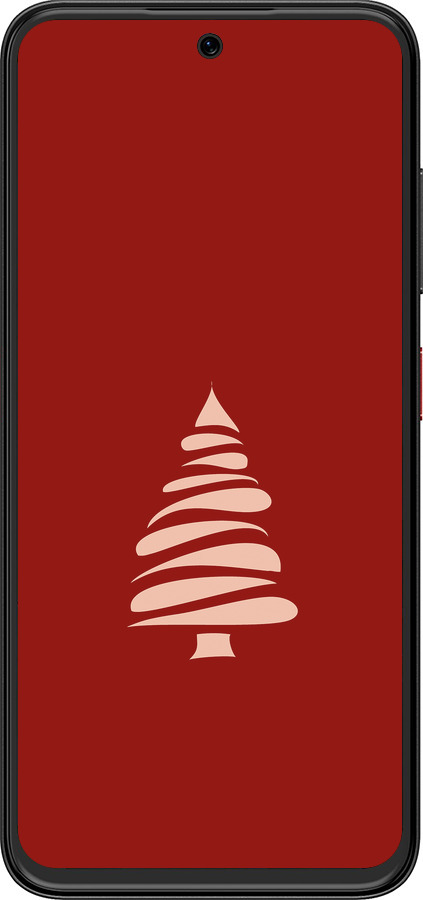 Силиконовый чехол Новогодний 15 для ZTE Nubia V70 Design - 4628u-4084 изображение 