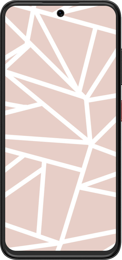 Силиконовый чехол Абстракция 2 для ZTE Nubia V70 Design - 4872u-4084 изображение 