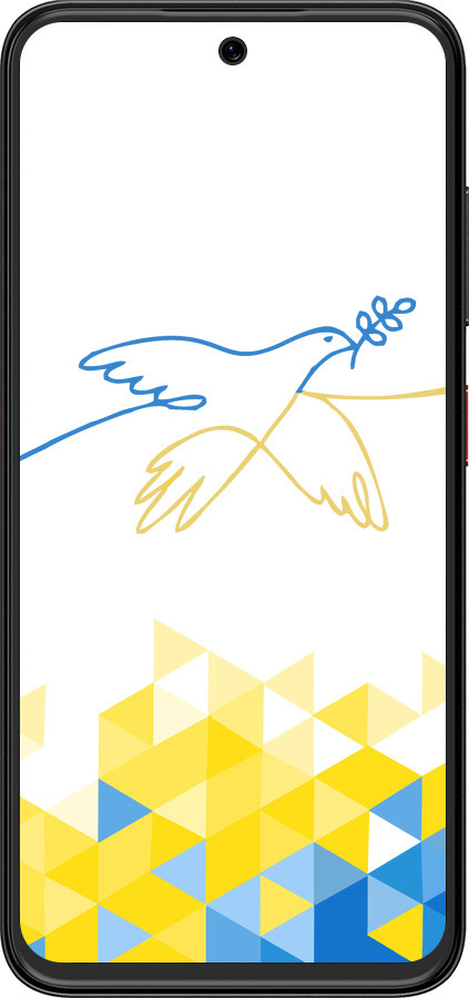 Силиконовый чехол Птица мира для ZTE Nubia V70 Design - 5231u-4084 изображение 