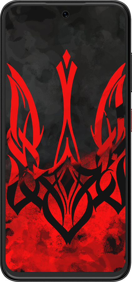 Силиконовый чехол Герб Украины v2 для ZTE Nubia V70 Design - 5312u-4084 изображение 